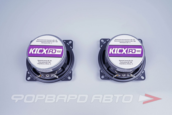 Автоакустика PD 100 (10см., 2-полос., 100Вт., коаксиальная АС ) KICX PD 100