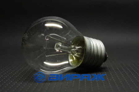 Лампа 230V 60W Е27 (шарик прозр.) CL /Uniel PHILIPS 