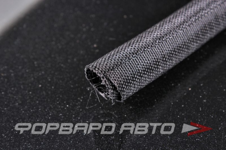 Оплетка "змеиная кожа" 19 мм стенка 0,7 мм, 28% перекрытия, черная (F6 Woven Wrap 3/4") TECHFLEX 