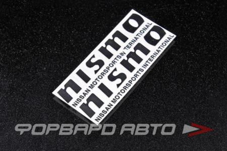 Наклейка металлизированная NISMO MELCO 